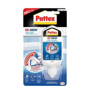 Obnovovač silikonu "Pattex Re-New", bílá, 80 ml, HENKEL