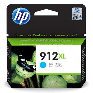 HP originální ink 3YL81AE, HP 912XL, high capacity, cyan, 700str., 8.5ml