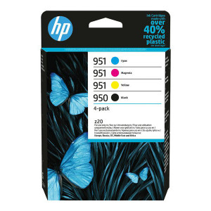 HP originální ink 6ZC65AE#301, HP 950/951, CMYK, blistr, 4-pack