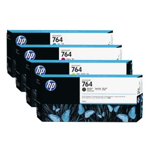 HP originální ink C1Q18A, HP 764, gray, 300ml