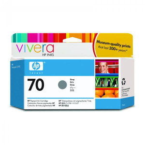 HP originální ink C9450A, HP 70, grey, 130ml