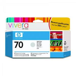 HP originální ink C9451A, HP 70, light grey, 130ml