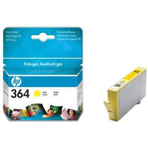 HP originální ink CB320EE, HP 364, yellow, blistr, 300str.