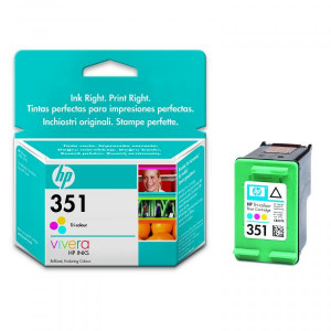 HP originální ink CB337EE, HP 351, color, 3,5ml