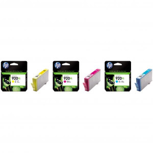 HP originální ink CD974AE, HP 920XL, yellow, 700str.