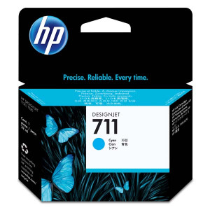 HP originální ink CZ130A, HP 711, cyan, 29ml