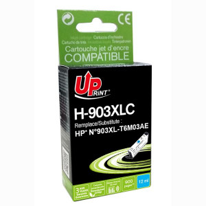 UPrint kompatibilní ink s T6M03AE, HP 903XL, H-903XLC, cyan, 900str., 12ml, high capacity