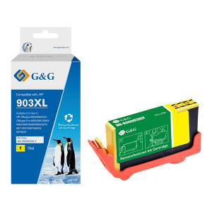 G&G kompatibilní ink s T6M11AE, HP 903XL, NH-R00903XLY-E-Reman-Eu, yellow, 825str., DOPRODEJ