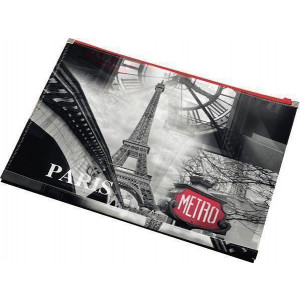 Desky na dokumenty "Paris", se zipem, A4, PP, PANTA PLAST