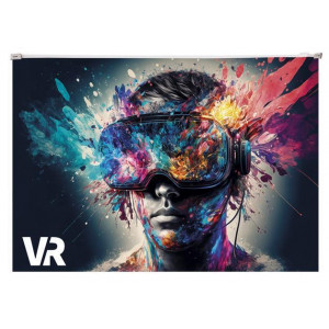 Obal se zipem "VR", A4, PP, 180 micron, PANTA PLAST