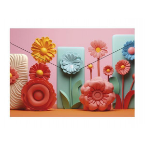 Spisové desky s drukem "Modern Flowers", A4, PP, 180 micron, PANTA PLAST 0410-0062-61