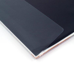 Obal na katalog s chlopní, transparentní, A4, 150 micron, VICTORIA