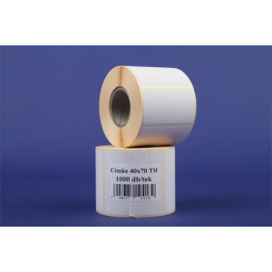Etiketa, termo, 40 x 70mm, 1000 ks/role