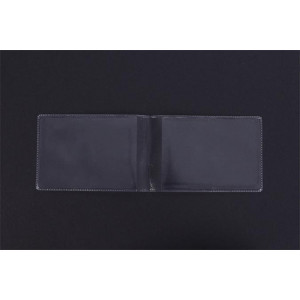 Pouzdro na průkazy, transparentní, 2 listy, 90 x 60 mm, PVC
