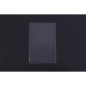 Pouzdro na průkazy, transparentní, 1 oddíl, 104 x 70 mm, PVC