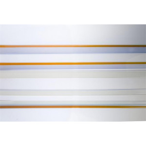 Cenovková lišta, transparentní, samolepicí, 40 mm x 1 m, 20 ks/balení, 289