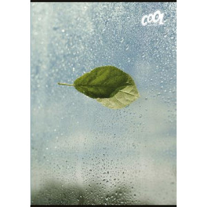 Sešit "Green Calm", mix motivů, A4, čistý, 80 listů, COOL BY VICTORIA