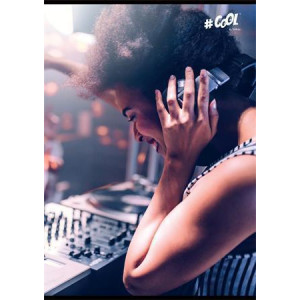 Sešit "DJ", A5, čtverečkovaný, 96 listů, COOL BY VICTORIA