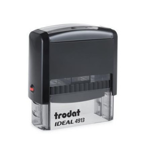 Razítko "Ideal 4913", černá, černý polštářek, TRODAT P2IDEAL4913