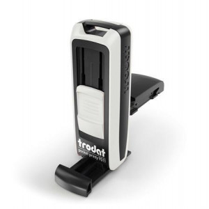 Razítko "Pocket Printy 9511", bílá, černý polštářek, kapesní, TRODAT