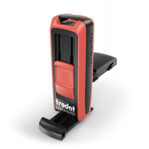 Razítko "Pocket Printy 9511", červená, černý polštářek, kapesní, TRODAT