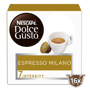 Kávové kapsle Nescafé Dolce Gusto Espresso, Milano, 3x16 kapslí, velkoobchodní balení karton