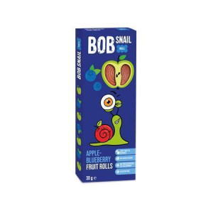 Ovocné rolky, jablko-borůvka, 30 g, BOB SNAIL BS-8006