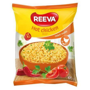 Instantní nudlová polévka, pikantní kuřecí, 60 g, REEVA 125246