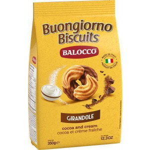 Sušenky "Girandole“, kakao a smetana, 350 g, BALOCCO 237525