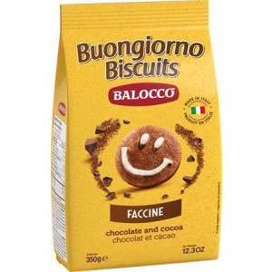 Sušenky "Faccine“, čokoláda-lískový ořech, 350 g, BALOCCO 237527