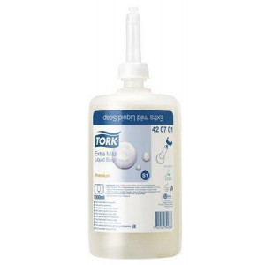 420701 Tekuté mýdlo "Premium Soap Liquid Extra Mild", neparfémované, TORK