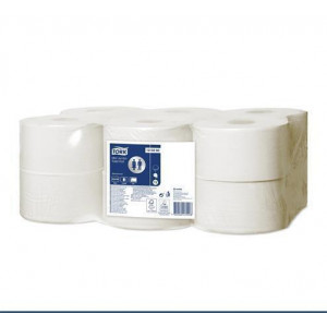 120280 Toaletní papír "Advanced mini jumbo", bílý, systém T2, 2vrstvý, průměr 19 cm, TORK