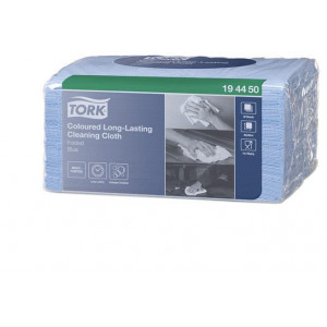 Čisticí utěrka, modrá, W8, 1-vrstvá, TORK