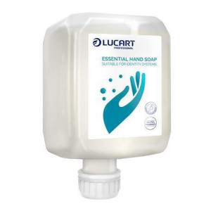 Pěnové mýdlo "IDENTITY Essential", bílá, náplň, 6 x 0,8 l, LUCART 89811000