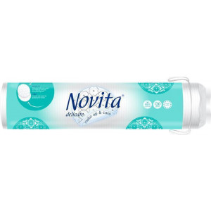 Odličovací tampony "Novita Delicate", 120 ks, CP12035NOVITADELICATE