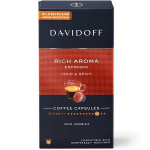 Kávové kapsle "Rich Aroma", 10 ks, DAVIDOFF 522668