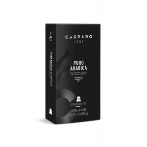 Kávové kapsle "Puro Arabica", kompatibilní s Nespresso, 10 ks, CARRARO CAR040