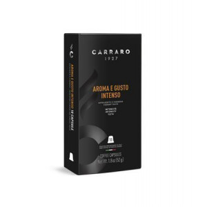 Kávové kapsle "Aroma E Gusto Intenso", kompatibilní s Nespresso, 10 ks, CARRARO CAR043