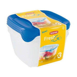 Sada dóz "Fresh&go", 3x 1,2 l, CURVER 182220