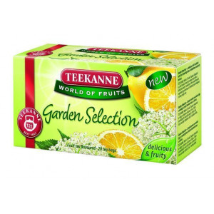 Ovocný čaj "Garden Selection", bezinka-citron, 20x 2,25 g, TEEKANNE