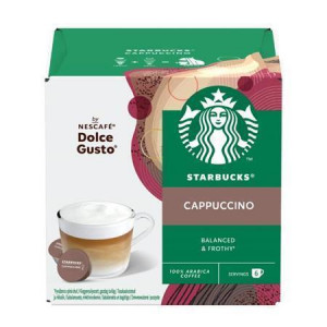 Kávové kapsle "Cappuccino", 6+6ks, STARBUCKS by Dolce Gusto
