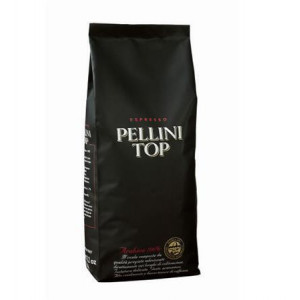 Káva zrnková, pražená, vakuově balené, 500 g, PELLINI "Top"