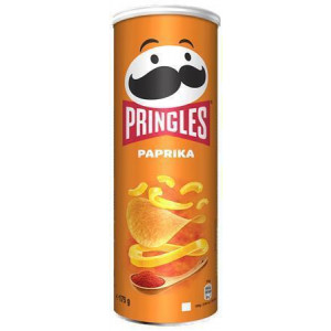 Chips, 165 g, PRINGLES, paprikové