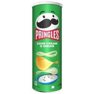 Chips, 165 g, PRINGLES, sour cream-onion