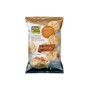 Rýžové chipsy, hummus, 60 g, RICE UP 1584140136