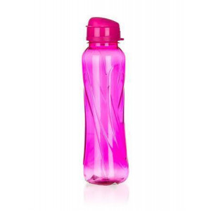Láhev "Slim", růžová, 610 ml, plast