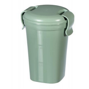 Hrnek s víčkem "Lunch&Go", zelená, 600 ml, plast, CURVER 249951