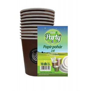 Papírový kelímek "Tuti Party", 2 dl, 10 ks, TUTTI