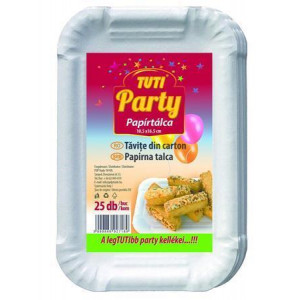 Papírový tácek "Tuti Party", 10,5 x 16,5 cm, 25 ks, TUTI