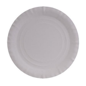 Papírový talíř, bílá, 25 cm, VICTORIA FACILITY
